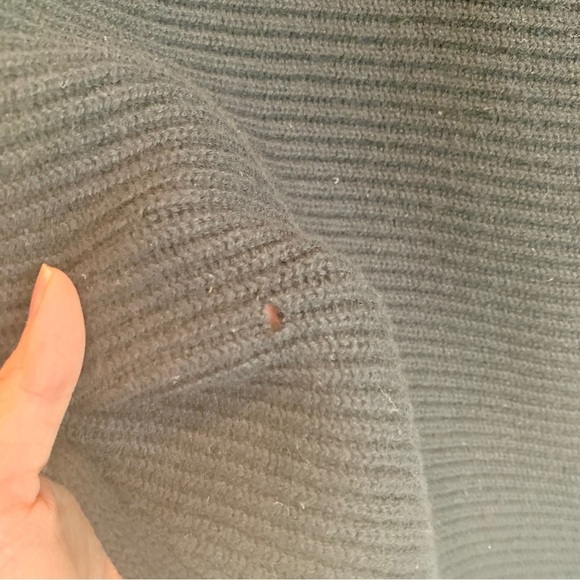 Intermix Black Jacqueline Off-the-Shoulder Slouchy Sweater - Picture 12 of 12